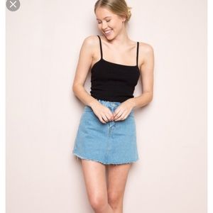 Brandy Melville Juliette denim skirt